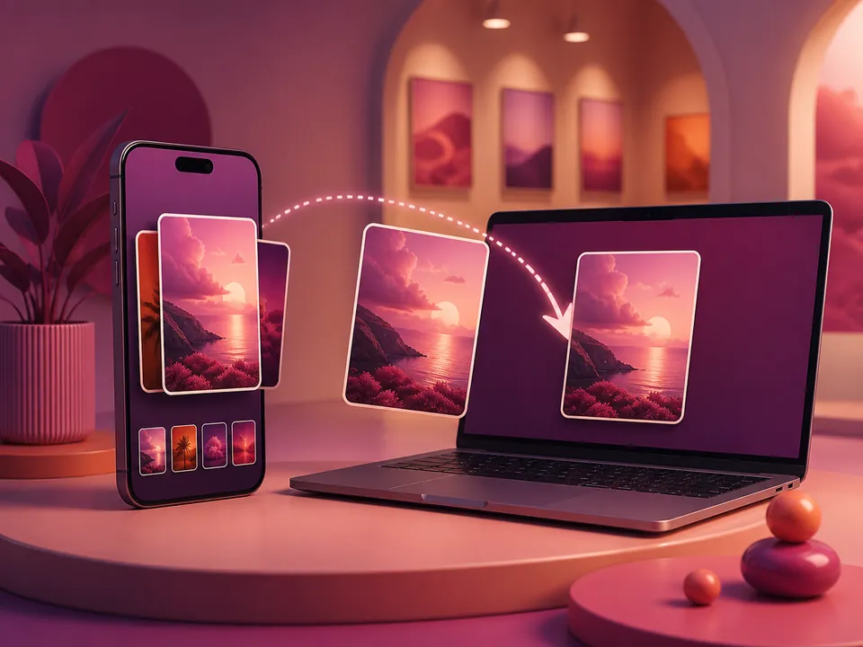Insto app download workflow across desktop and mobile